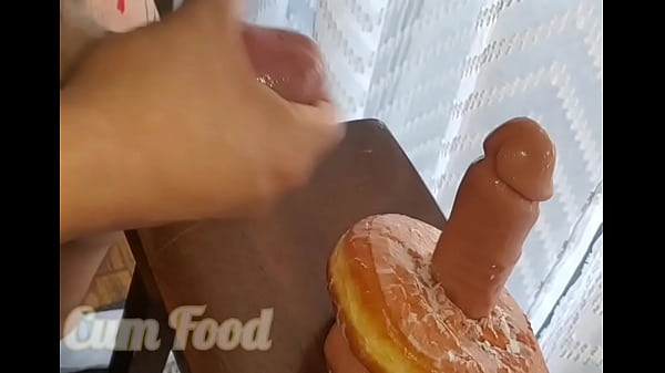 My Creamy Cum is delicious on my Cock Donut.