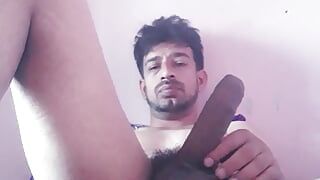 Asian boy masturbating