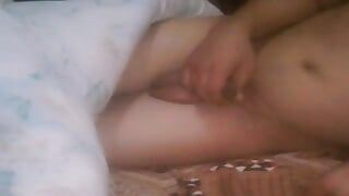 Asian boy masturbating