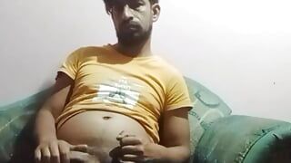 Asian boy masturbating