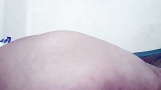 Asian boy masturbating hard