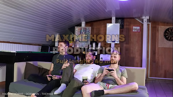 Gaming with friends double penetration bareback versatile big dicks twinks maxime horns doryann marguet
