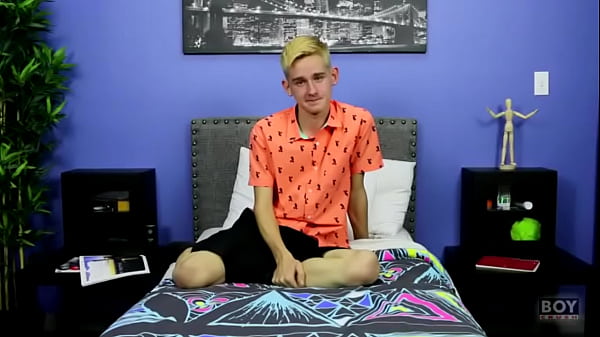 Morgan Miles Strokes His Long Cock Despite Being Shy