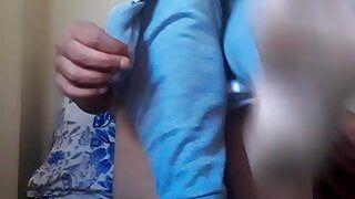 Asian boy masturbating