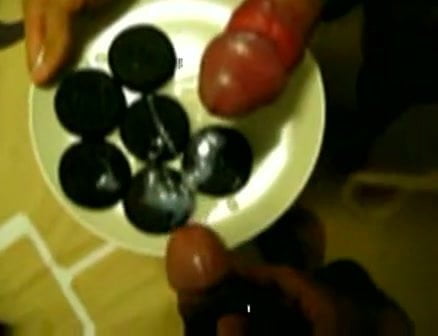 Asian Boys Cum on and Eat Cookies