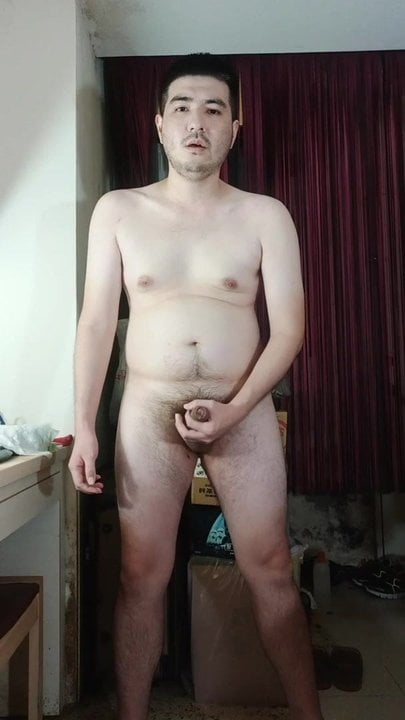 chubby asian masturbation