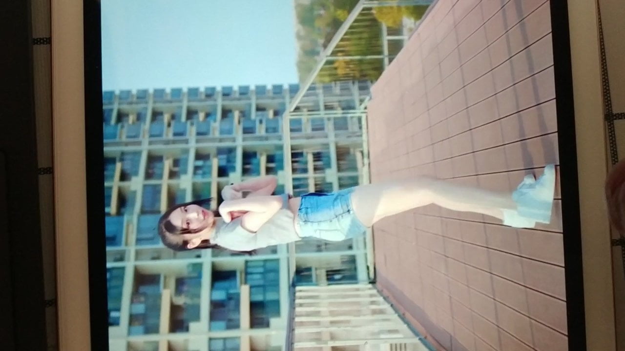 cum tribute Asian dancer