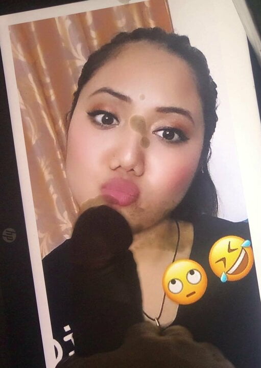 Cum tribute Asian pout face