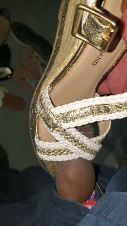 cumming on asian shoes