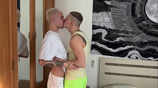 Stepfather and friend fuck stepson with two cocks at the same time early in the morning 275