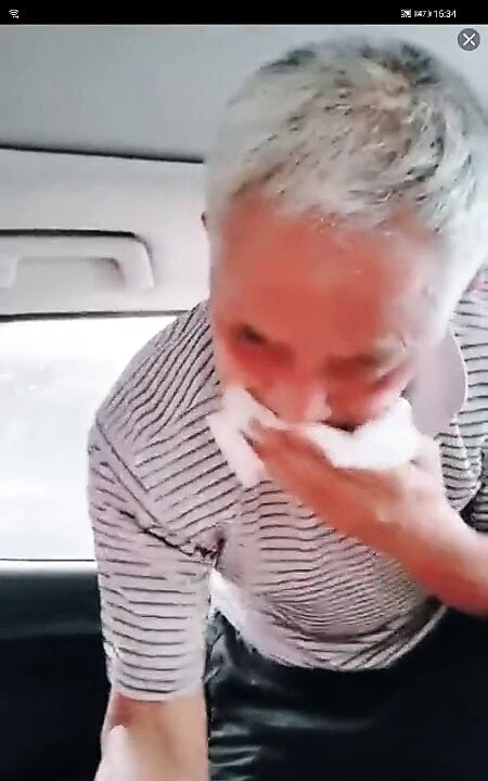 Chinese old man sucking