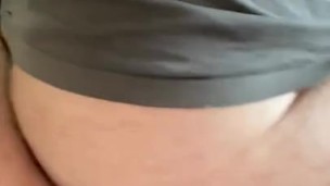 Hubby riding my small cock