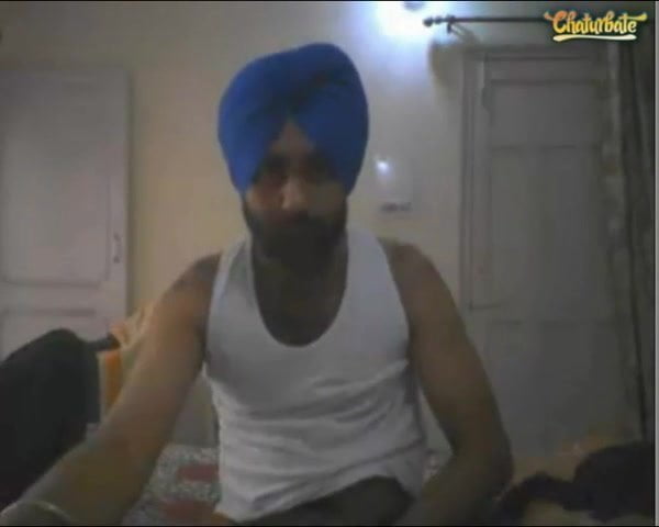 Sardar Sikh Jerk And Cum