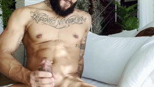 Andy Rodrigues dildo and ass play with cumshot