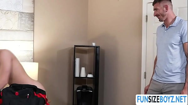 Tall handsome hunk bareback fucks Teen Twink