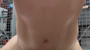 Pissing, humping, cumming in the locker room