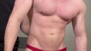 Muscular Straight Bodybuilder Muscle Worshipped