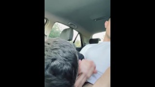 Daniel suck’s Jack cock in car outdoor