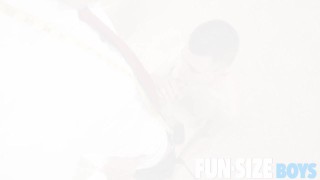 FunSizeBoys Huge hung giant Dallas Steele breeds gaping petite twink