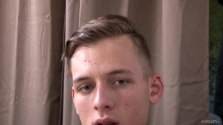 Straight Solo Teen Twink Military  Jerks His Big Dick