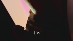 Hung Latino Jerking off under the desk at Work