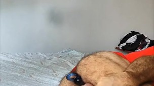 cum hands free with my dildo in my ass