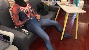 Giant Dick Horny Spiderman solo