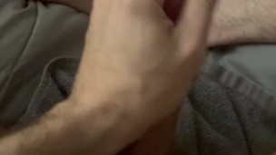 Hairy Groaning Creamy Cumshot