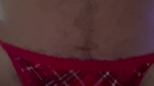 Pretty boy hungry for dick Christmas morning