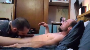 Redneck Tim gets rimmed & BWC straight cock sucked