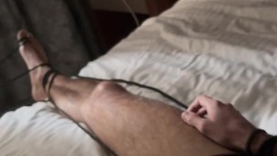 Tying up my sub boy. Bondage ! Full clip on my JFF. X: itsthe_zaddy