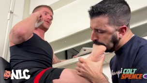 College Jock Colt Spence Finishes Homework While Getting Worshiped By Nick Charms