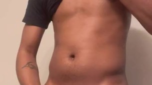 DL hung tree dealer stroking his curved cock in his spare time full video on OF