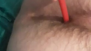 Inserting a pen marker up my tight skinny ass!