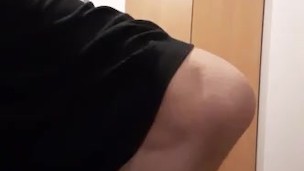 Showing off my skinny long legs and tiny ass in a baggy jumper