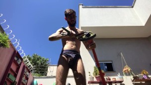 SOMETHING IS TRYING TO COME OUT IN THE GARDEN