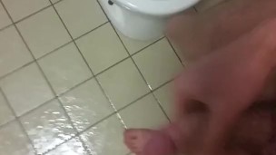 Very skinny teen with very small ass strokes his big cock (sexy)