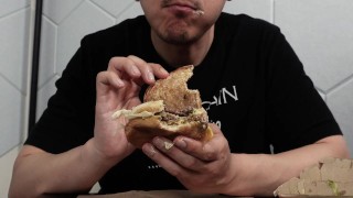 Fuck a Big Mac and Cum on Food to Eat