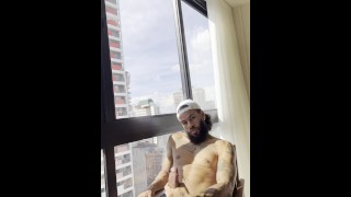 Andy Rodrigues big black cock masturbating and cumshot