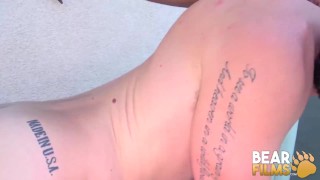 BEARFILMS Black Bear Ray Diesel Barebacks Gay Tyler Phoenix