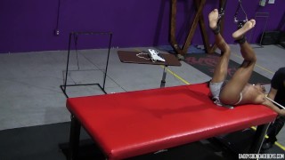 Black jock tormented by deviant dom